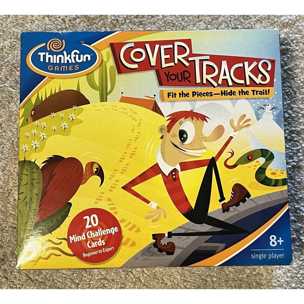 Cover Your Tracks Mind Single Challenge Game New Sealed by ThinkFun